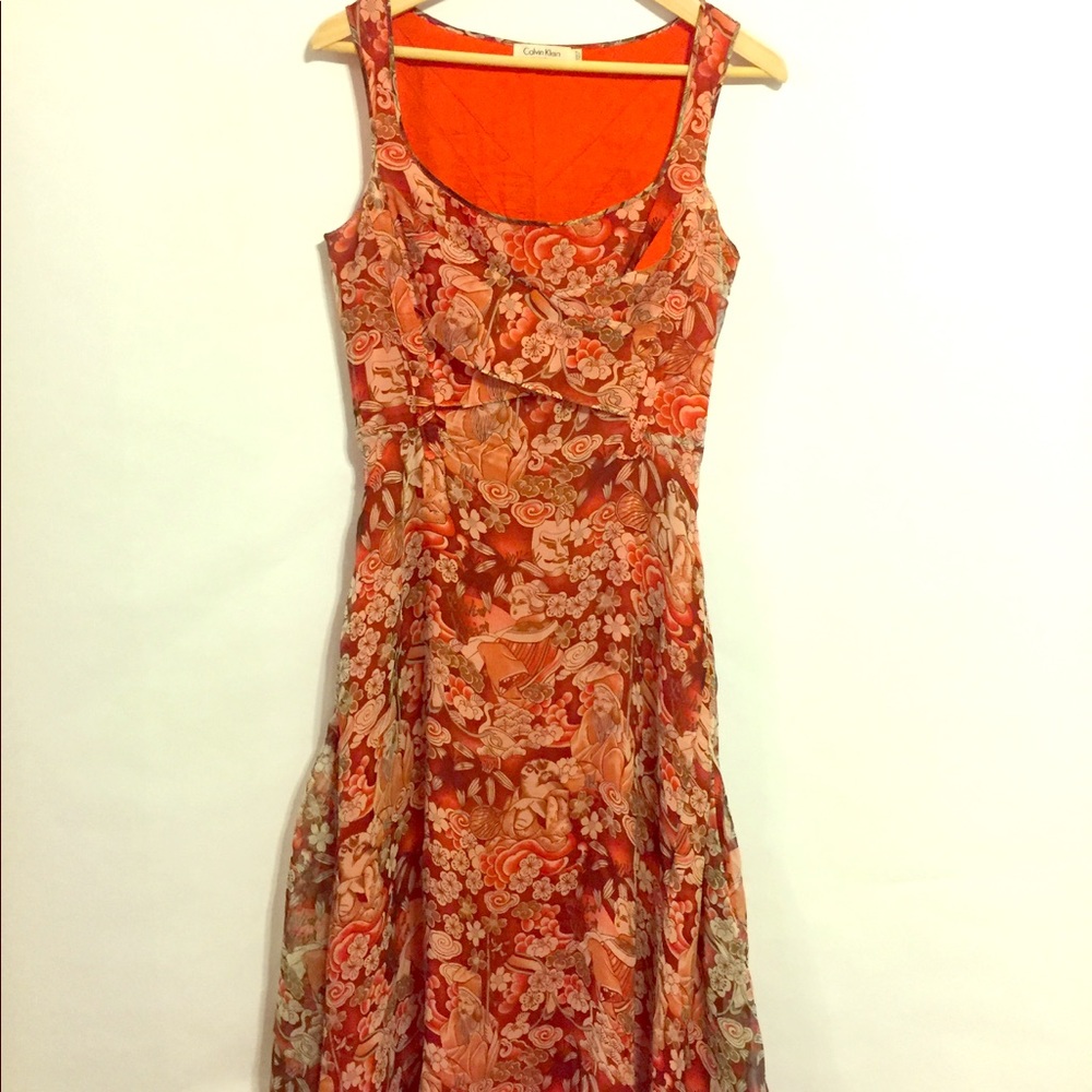 Calvin Klein Collection silk dress